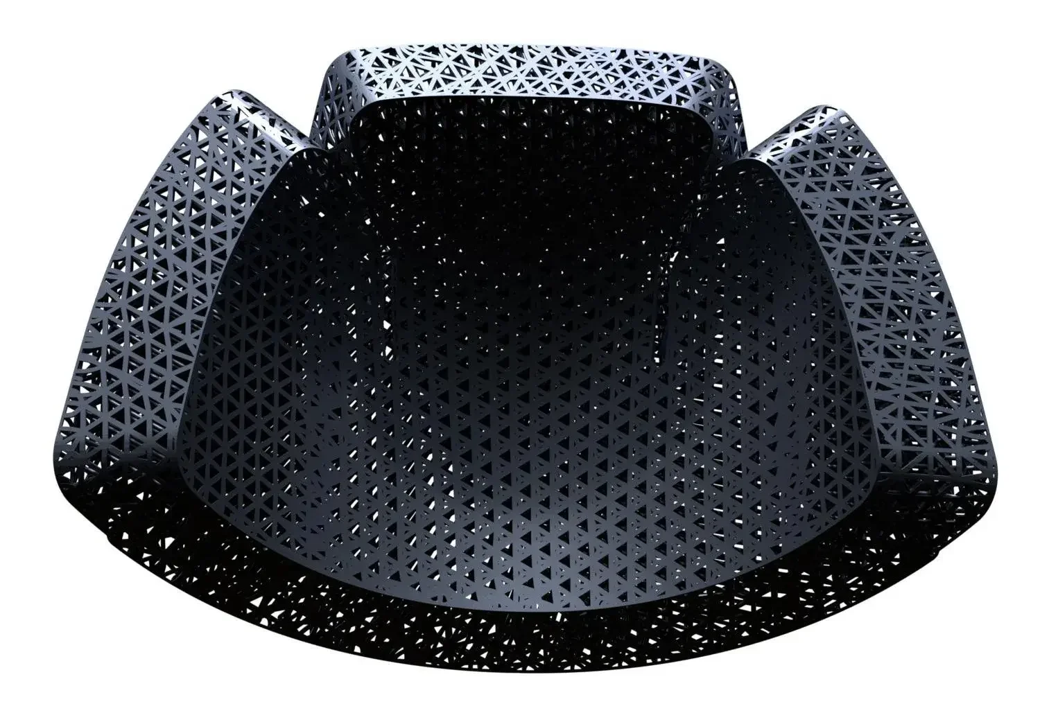 3D-printed MATRIX lattice helmet pad